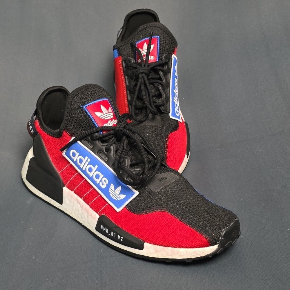 Size 8.5 - adidas NMD_R1 V2 Logo Patch - Team Power Red - Picture 9 of 9